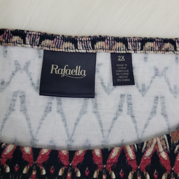 2 Rafaella Weekend Studded Zipper Top Bundle Lot 2X Plus - Picture 3 of 7